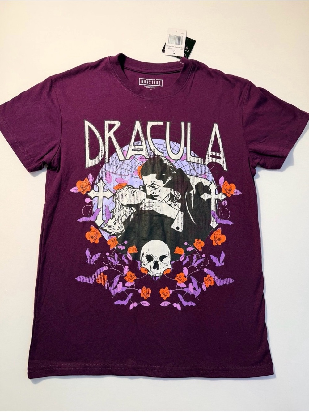 Universal Monsters Purple Dracula T-Shirt Women’s Size Small